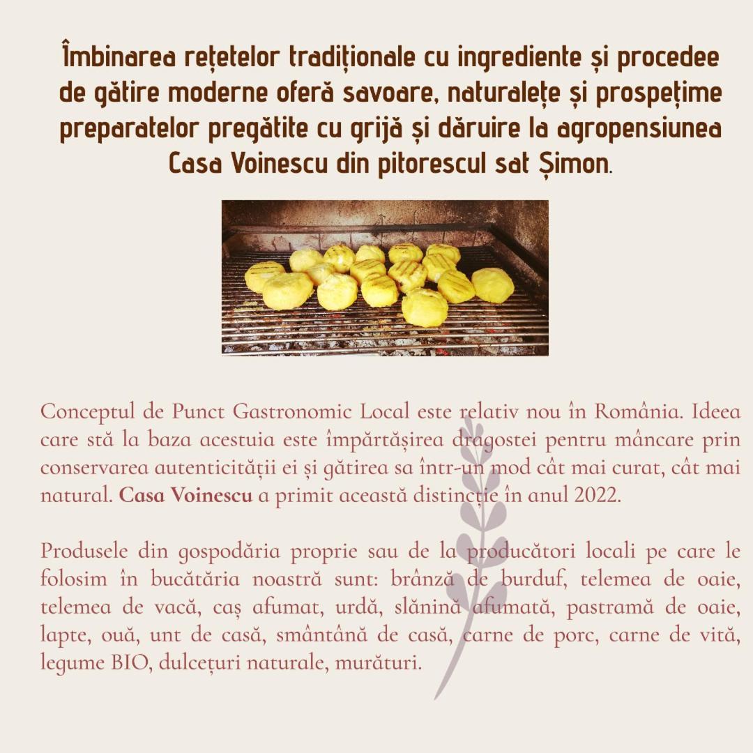 Voinescu House - Natural Living & Eating Șimon Dış mekan fotoğraf